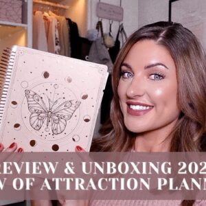 BRAND NEW LAW OF ATTRACTION PLANNER REVIEW & UNBOXING 2021 | FREEDOM MASTERY MANIFESTATION PLANNER