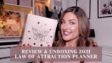 BRAND NEW LAW OF ATTRACTION PLANNER REVIEW & UNBOXING 2021 | FREEDOM MASTERY MANIFESTATION PLANNER