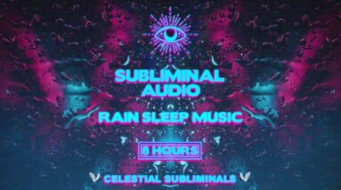 FALL ASLEEP FAST & WAKE UP EXTREMELY HAPPY | DEEP SLEEP SUBLIMINAL AUDIO | RAIN SLEEP MUSIC