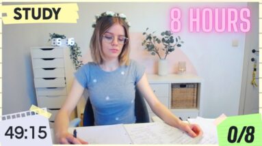 Study with me! LIVE - 8 hours - SUPER REVISION WEEKEND - LET'S DO THIS!!
