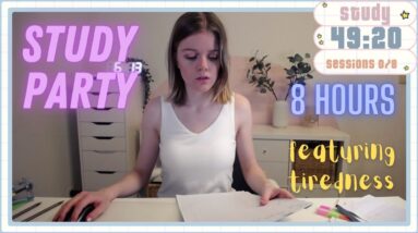 Study with me! LIVE - 8 HOURS (trying so hard today)