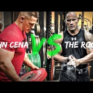 Dwayne The Rock Johnson vs John Cena - WWE Workout Motivation 2017 | Bodybuilding