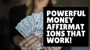 Powerful Money Affirmations That Works! • Get The Money Flow • (Daily Positive Affirmations)
